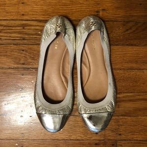 Coach gold-toes ballet flats 36